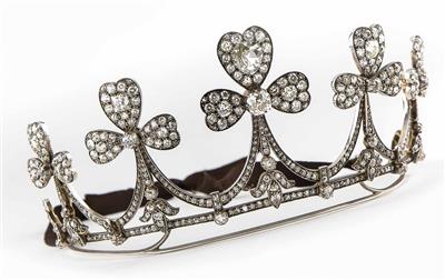 Diadem aus europäischem Adelsbesitz um 1900 - Schmuck, Taschen- und Armbanduhren, Kunst des 20. Jahrhunderts