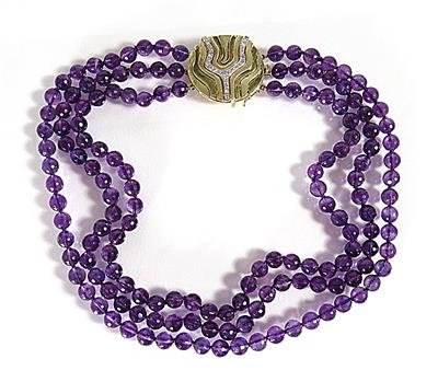 Amethystcollier - Gioielli, arte e antiquariato