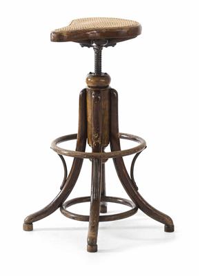 Drehhocker - sogenanntes Reiterdrehstockerl, Gebrüder Thonet Nr. 5011 - Weihnachtsauktion