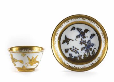 Koppchen mit Untertasse, Meissen, 2. Drittel 18. Jahrhundert - Christmas auction