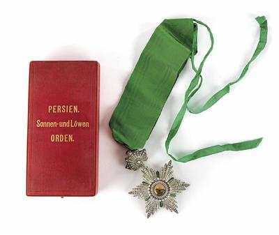 Persischer Sonnen- und Löwen-Orden, gegründet 1808 - Weihnachtsauktion