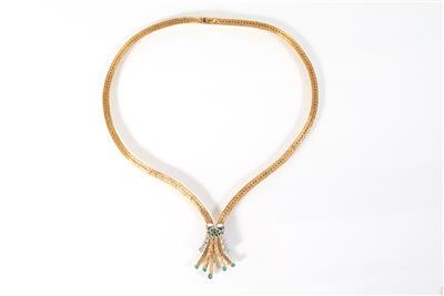 Brillantcollier zus. ca. 0,60 ct - Adventauktion