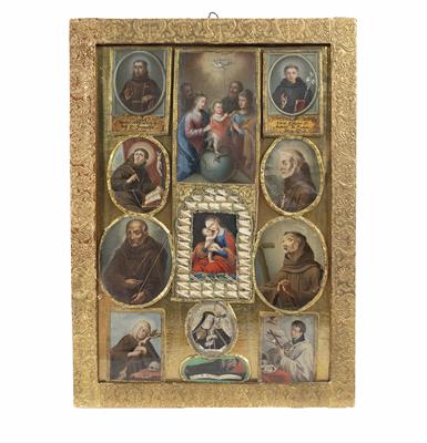 Andachts- und Reliquienbild, Alpenländisch, 18. Jahrhundert - Velikonoční aukce