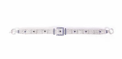 Brillant-Diamant-Armkette zus. ca. 2,00 ct - Gioielli, orologi, arte del XX secolo