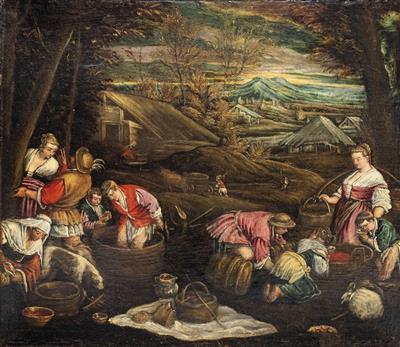 Bassano, Francesco da Ponte, genannt Francesco Bassano - Asta di Natale - Argenti, vetri, porcellane, incisione, militaria, tappeti