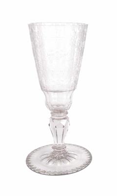 Barocker Pokal, Böhmen 3. Viertel 18. Jahrhundert - Vánoční aukce - Stříbro, sklo, porcelán, Moderní grafika, koberce