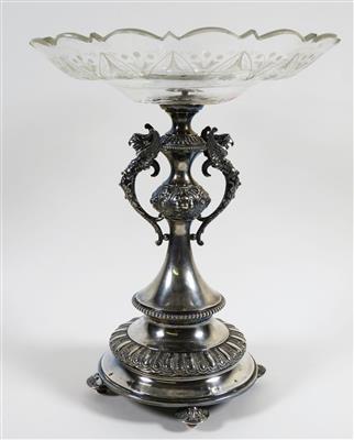 Dekorativer Tafelaufsatz um 1900 - Christmas auction - Silver, glass, porcelain, graphics, militaria, carpets