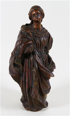 Heilige oder mythologische Figur, 17. Jahrhundert - Vánoční aukce - Stříbro, sklo, porcelán, Moderní grafika, koberce