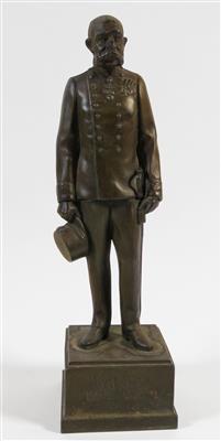 Statuette Kaiser Franz Josef I., um 1914 - Vánoční aukce - Stříbro, sklo, porcelán, Moderní grafika, koberce