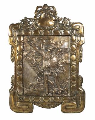 Barockes Metallrelief, Österreichisch, 2. Hälfte 18. Jahrhundert - Asta di pasqua