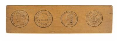 Marzipan-Münzen-Model, Alpenländisch, 19. Jahrhundert - Osterauktion
