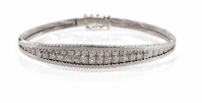 Brillantarmkette zus. ca. 0,70 ct - 20th Century Jewellery and watches