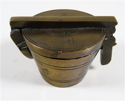 Becher-Gewichtssatz, 1. Hälfte 19. Jahrhundert - Asta estiva