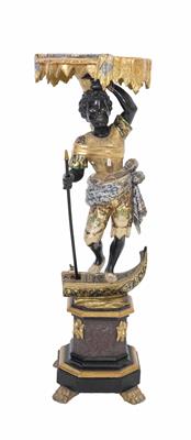 Mohrenfigur, um 1900, nach Vorbild der venezianischen Renaissance-Mohren - Vánoční aukce