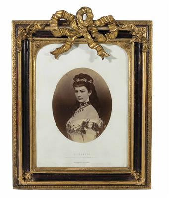 Brustbild der Kaiserin Elisabeth von Österreich, Photographische Gesellschaft Berlin, um 1890 - Vánoční aukce
