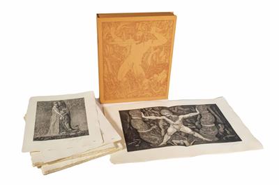 Ernst Fuchs * - Vánoční aukce - Stříbro, sklo, porcelán, Moderní umění grafika, koberce