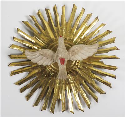 Heilig-Geist-Taube, 20. Jahrhundert - Vánoční aukce - Stříbro, sklo, porcelán, Moderní umění grafika, koberce