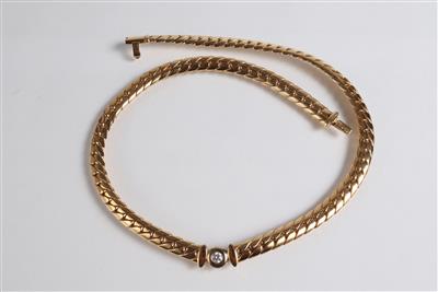 Brillantcollier ca. 0,25 ct - Asta estiva