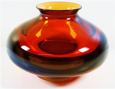 Sommerso-Vase, Entwurf wohl Flavio Poli, Ausführung Seguso Vetri d'Arte, Murano, 1960er-Jahre - Sommerauktion