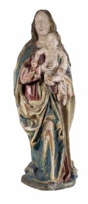 Gotische Madonna mit Kind, Deutsch, um 1500 - Easter Auction
