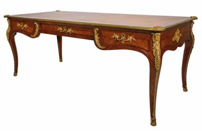 Herrschaftlicher Schreibtisch, sog. Bureau plat im Louis XV-Stil, 1. Drittel 20. Jahrhundert - Christmas auction