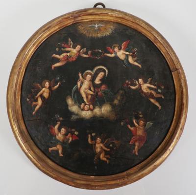 Andachtsbild (Tondo), Italien/Spanien um 1700 - Easter Auction