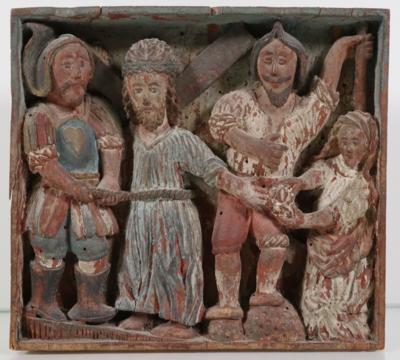 Veronika begenget dem kreuztragenden Jesus, Tirol 16. Jahrhundert - Easter Auction