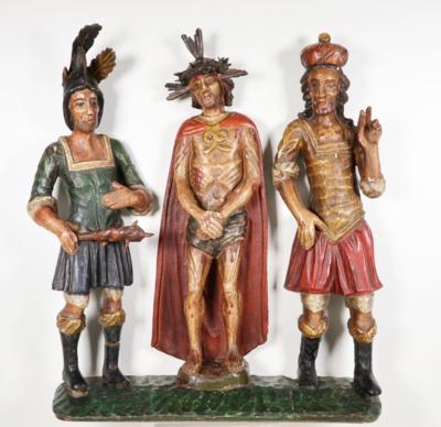 Verspottung Christi, Alpenländisch, 19. Jahrhundert - Easter Auction