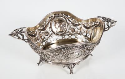 Neoklassizistischer Silber Konfektkorb, 1. Viertel 20. Jahrhundert - Porzellan, Glas und Sammelgegenstände