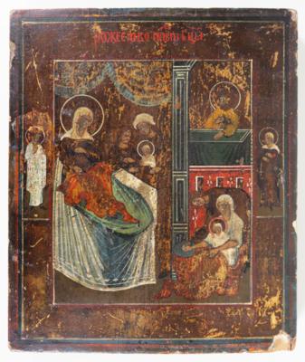 Russische Ikone, 19. Jahrhundert - Porzellan, Glas und Sammelgegenstände