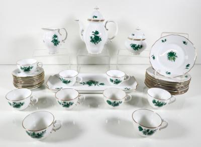Mokkaservice für 9 Personen, Augarten, Wien, 2. Hälfte 20. Jahrhundert - Porcelain, glass and collectibles