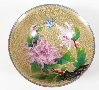 Cloisonné Schale, China, 20. Jahrhundert - Porcelán, sklo a sběratelské předměty