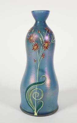 Kleine Vase, wohl Glashüttenwerke Buchenau, Ferdinand von Poschinger, um 1900 - Porzellan, Glas und Sammelgegenstände