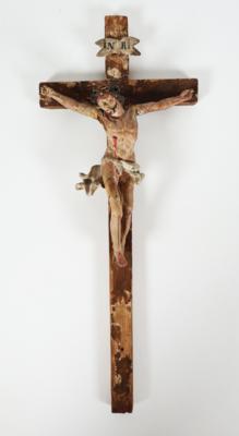 Kruzifix, Tirol, 19. Jahrhundert - Porcelán, sklo a sběratelské předměty