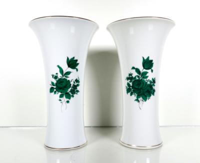 Paar Vasen, Augarten, Wien, 2. Hälfte 20. Jahrhundert - Porcelain, glass and collectibles
