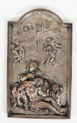 Beweinung Christi, nach Raphael Georg Donner, 19. Jahrhundert - Silver
