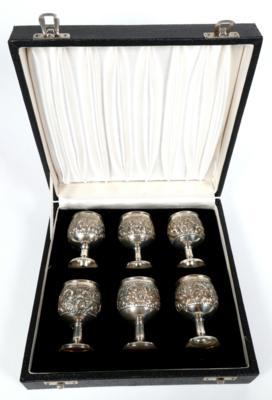 Sechs kleine Silberpokale, Anfang 20. Jahrhundert - Argento