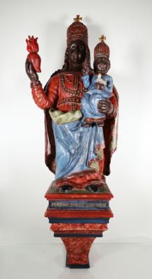 Madonna mit Kind, Süd-/Osteuropäisch, 19. Jahrhundert - Porcelán, sklo a sběratelské předměty