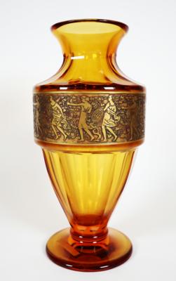 Vase, Ludwig Moser  &  Söhne, Karlsbad, um 1920/30 - Porzellan, Glas und Sammelgegenstände