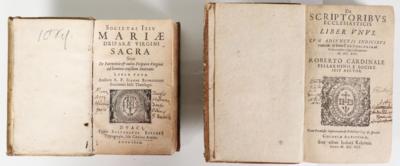 Zwei barocke Bücher in lateinischer Sprache: - Porcelán, sklo a sběratelské předměty