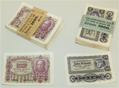 Konvolut Banknoten - Kunst, Antiquitäten und Schmuck