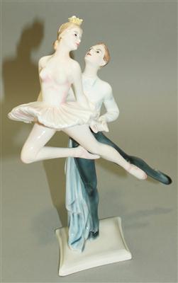 Keramikfigur "Balletttanzpaar" - Kunst, Antiquitäten und Schmuck
