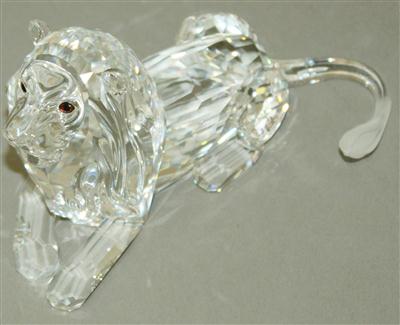 SWAROVSKI-Figur "Liegender Löwe" - Arte, antiquariato e gioielli