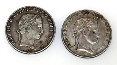2 Silbermünzen Taler - Arte, antiquariato e gioielli
