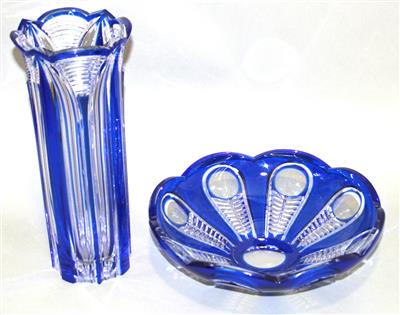 Art Deco- Vase und Schale - Kunst, Antiquitäten und Schmuck