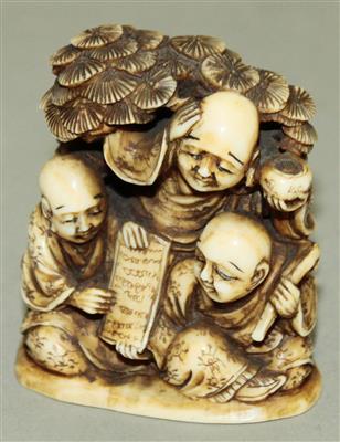 Japanische Figurengruppe - Um?ní, starožitnosti, šperky