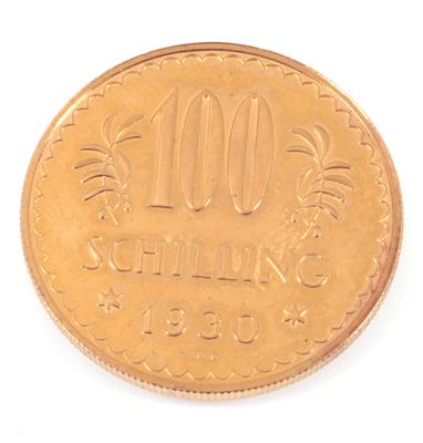 Goldmünze Schilling 100 - Kunst, Antiquitäten und Schmuck