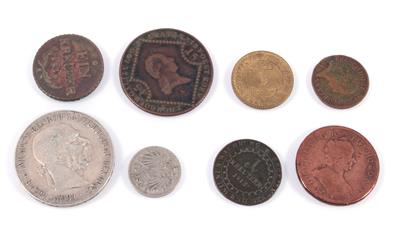 Konvolut Metall- und Silbermünzen - Antiques, art and jewellery