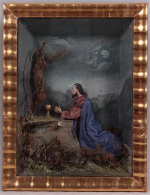 Diorama "Jesus am Ölberg" - Kunst, Antiquitäten und Schmuck