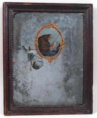 Hinterglasbild "Hl. Antonius" - Arte, antiquariato e gioielli